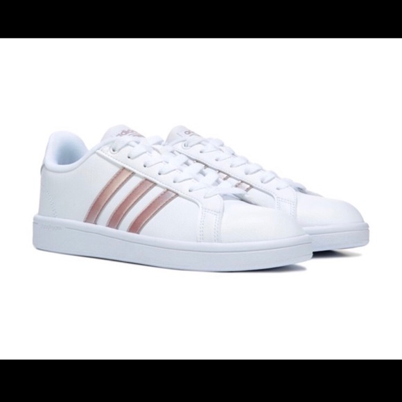 adidas Shoes - Adidas rose gold foam cloud sneakers